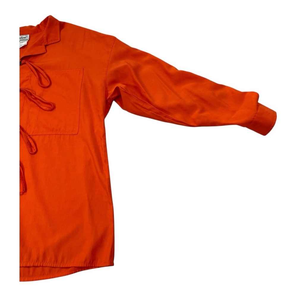 Vintage Notations Loop Detail Button Down Tunic |… - image 6